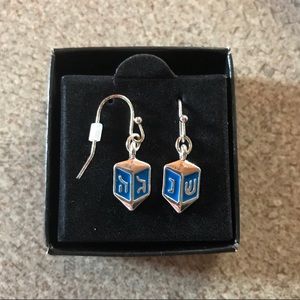 Dreidel Earrings